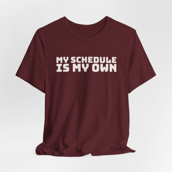 17896939462862482004_2048.jpeg My schedule is my own tee
